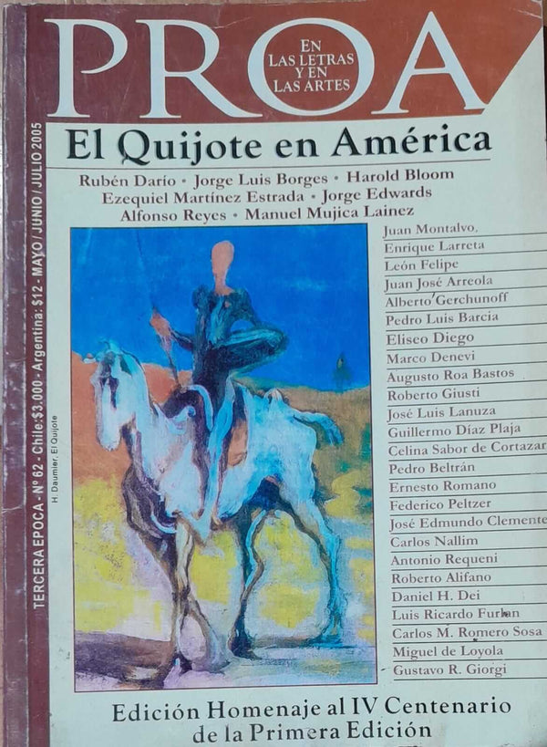Proa. En las letras y en las artes – Nº 62: El Quijote en América