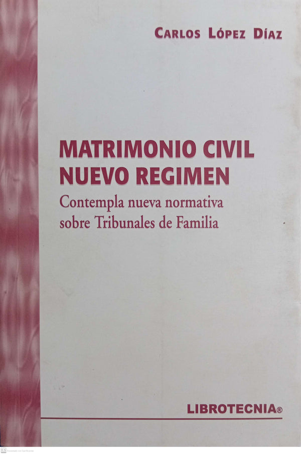 Matrimonio Civil: Nuevo Regimen