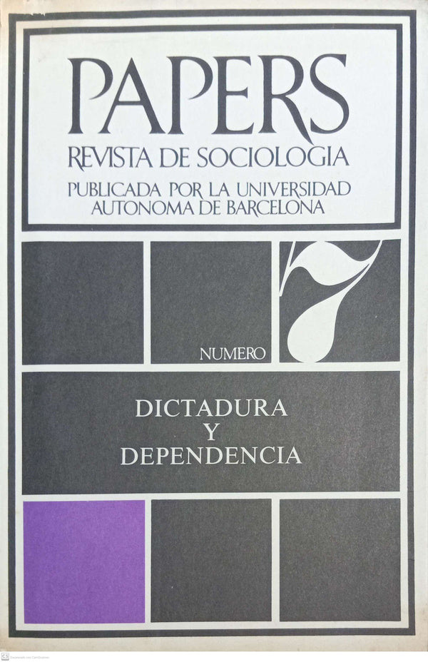Dictadura y dependencia - Numero 7