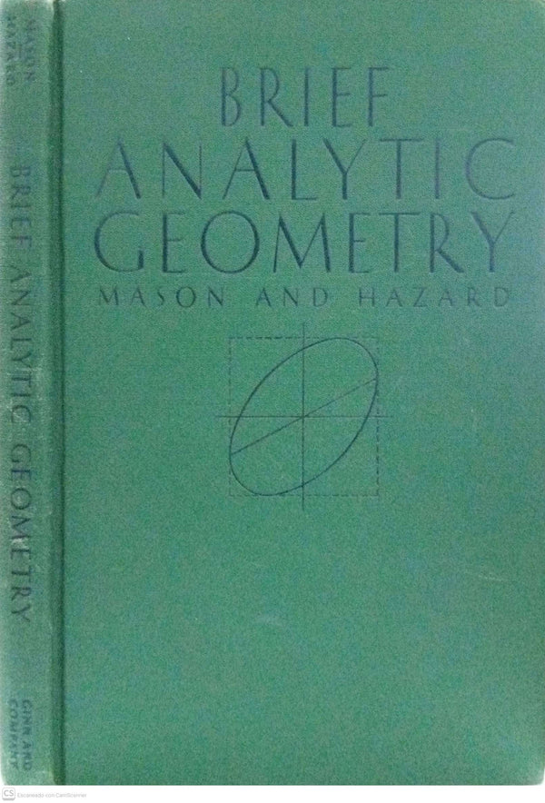 Brief Analytic Geometry