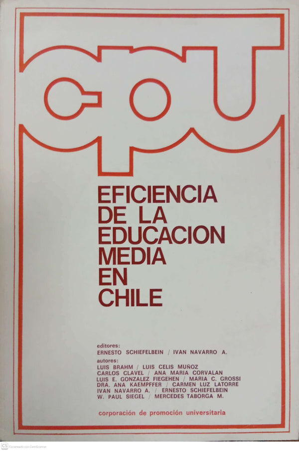 Eficiencia de la Educación Media en Chile