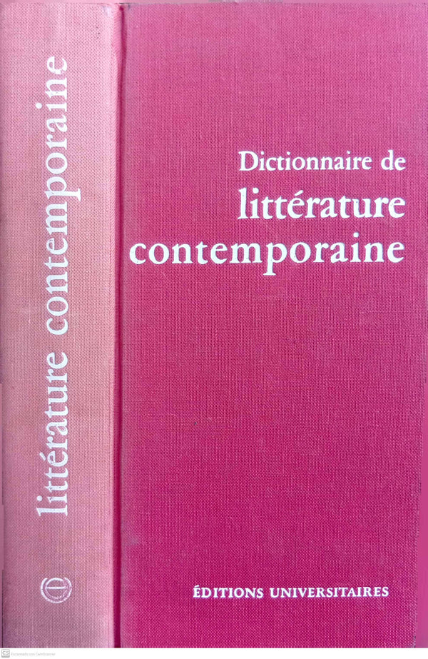 Dictionnaire de littérature contemporaine