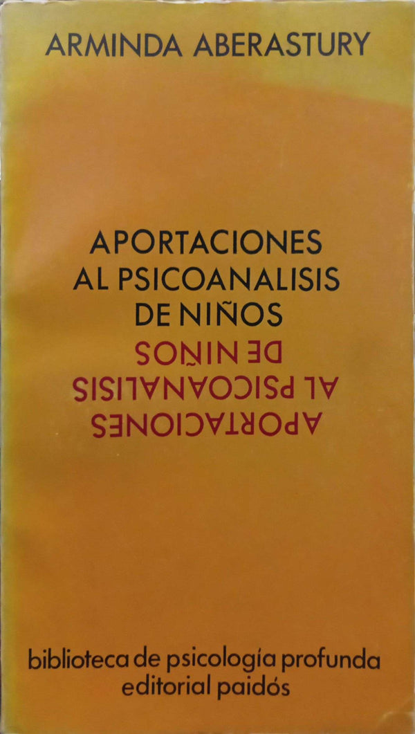 Aportaciones al psicoanálisis de niños