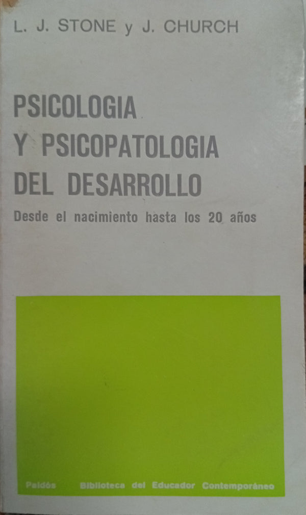 Psicología y psicopatología del desarrollo