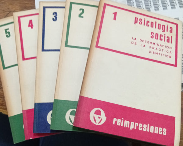 Psicología social. Serie Reimpresiones, tomos 1–5