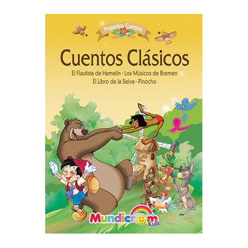 El Flautista de HamelÌ?n, Los M̼sicos de Bremen, El Libro de la Selva y Pinocho
