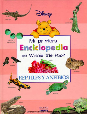 Mi primera enciclopedia de Winnie the Pooh. Reptiles y anfibios