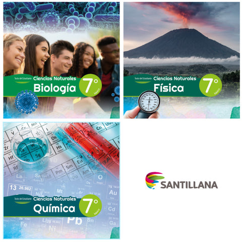 CIENCIAS NATURALES 7° BASICO COMPARTIR (Biologia + Fisica + Quimica)