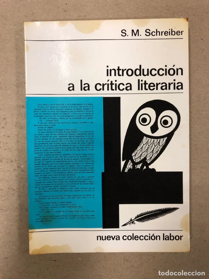 INTRODUCCIÓN A LA CRÍTICA LITERARIA
