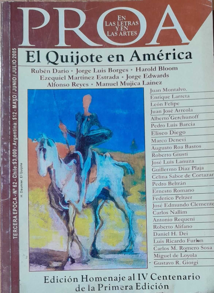 Revista Proa N° 62 El Quijote En América