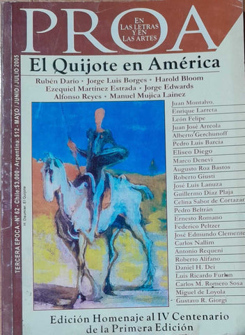 Proa. En las letras y en las artes – Nº 62: El Quijote en América