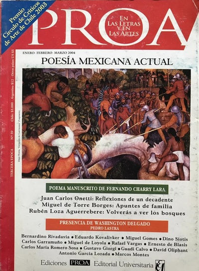 Revista PROA. Poesía Mexicana Actual