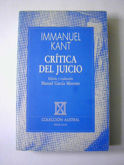 Critica Del Juicio