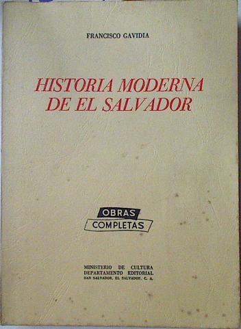 Historia moderna de El Salvador