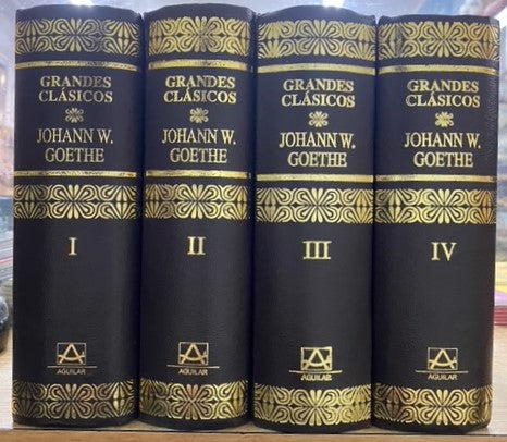 Grandes Clásicos: Johann W. Goethe — Obras completas (4 tomos)