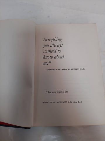 Everything You Always Wanted to Know About Sex