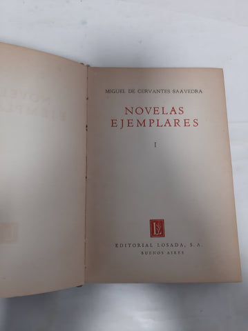 Novelas Ejemplares I
