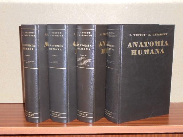 Tratado de Anatomía Humana – 4 tomos. Colección completa