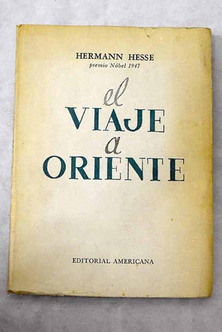 El viaje a Oriente