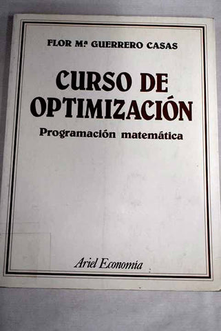 CURSO DE OPTIMIZACION (ARIEL).