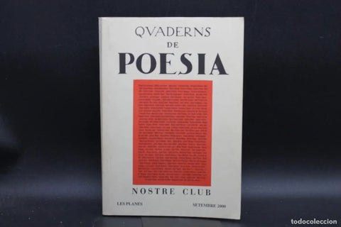 QUADERNS DE POESIA