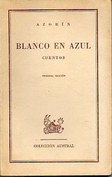 Blanco en azul