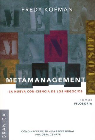 Metamanagement: Filosofía Tomo 3