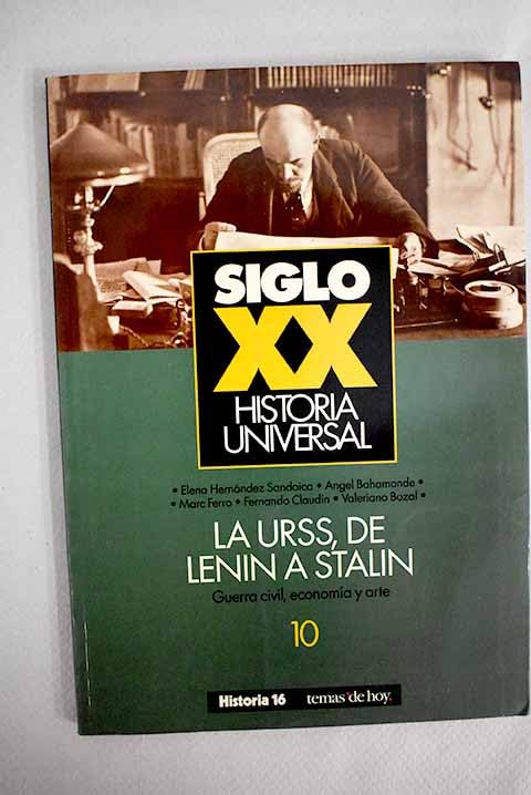 La URSS, de Lenin a Stalin: Guerra Civil, economía y arte