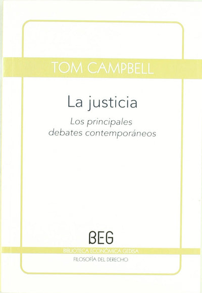La justicia: Los principales debates contemporáneos