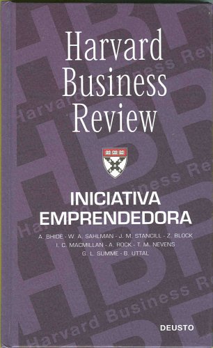 Harvard Business Review. Iniciativa emprendedora