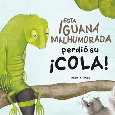 Esta iguana malhumorada perdió su ¡cola!