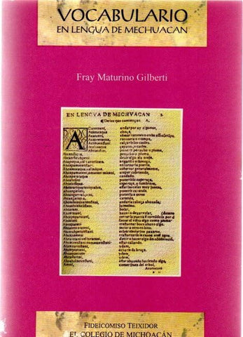 Vocabulario en lengua de Mechuacán