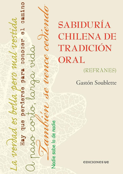 Sabiduría Chilena De Tradición Oral