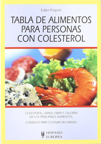 Tabla de alimentos para personas con colesterol