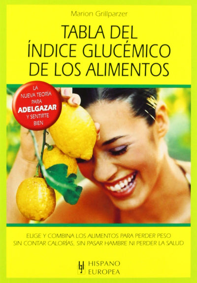 Tabla del índice glucémico de los alimentos
