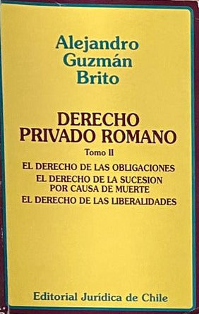 Derecho privado romano – Tomo II