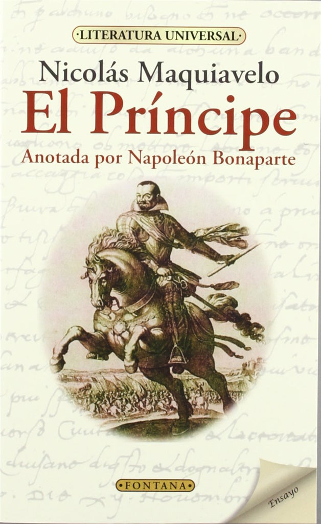 El Príncipe. Anotada Por Napoleón Bonaparte.