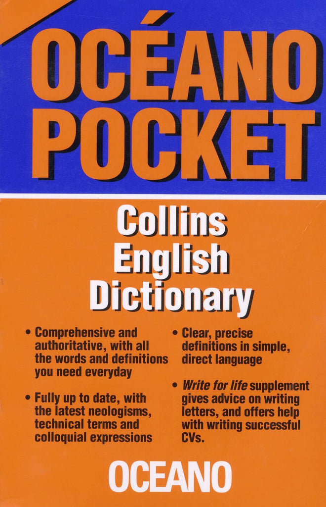 Pocket Collins English Dictionary rust.