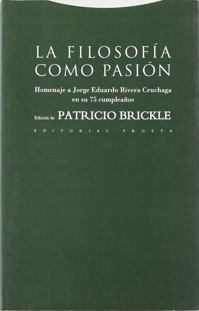 La filosofía como pasión