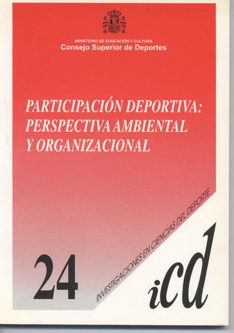 Participación deportiva : perspectiva ambiental y organizacional