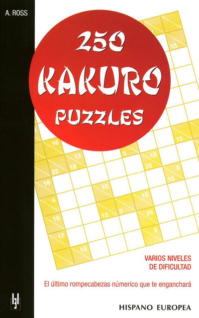 250 Kakuro puzzles