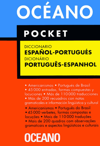 Diccionario Oceano Pocket Español-Portugues Portugues-Español