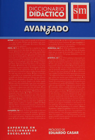 Diccionario didáctico avanzado