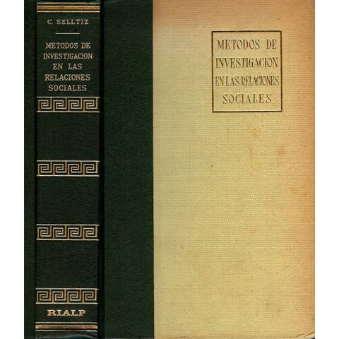 METODOS DE INVESTIGACION EN LAS RELACIONES SOCIALES