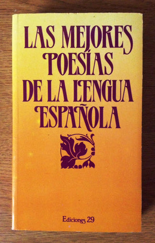 Las mejores poesías de la lengua española