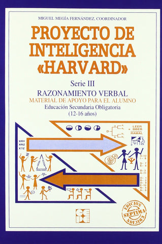 Proyecto de inteligencia harvard. Secundaria. Razonamiento verbal. Cuaderno alumno