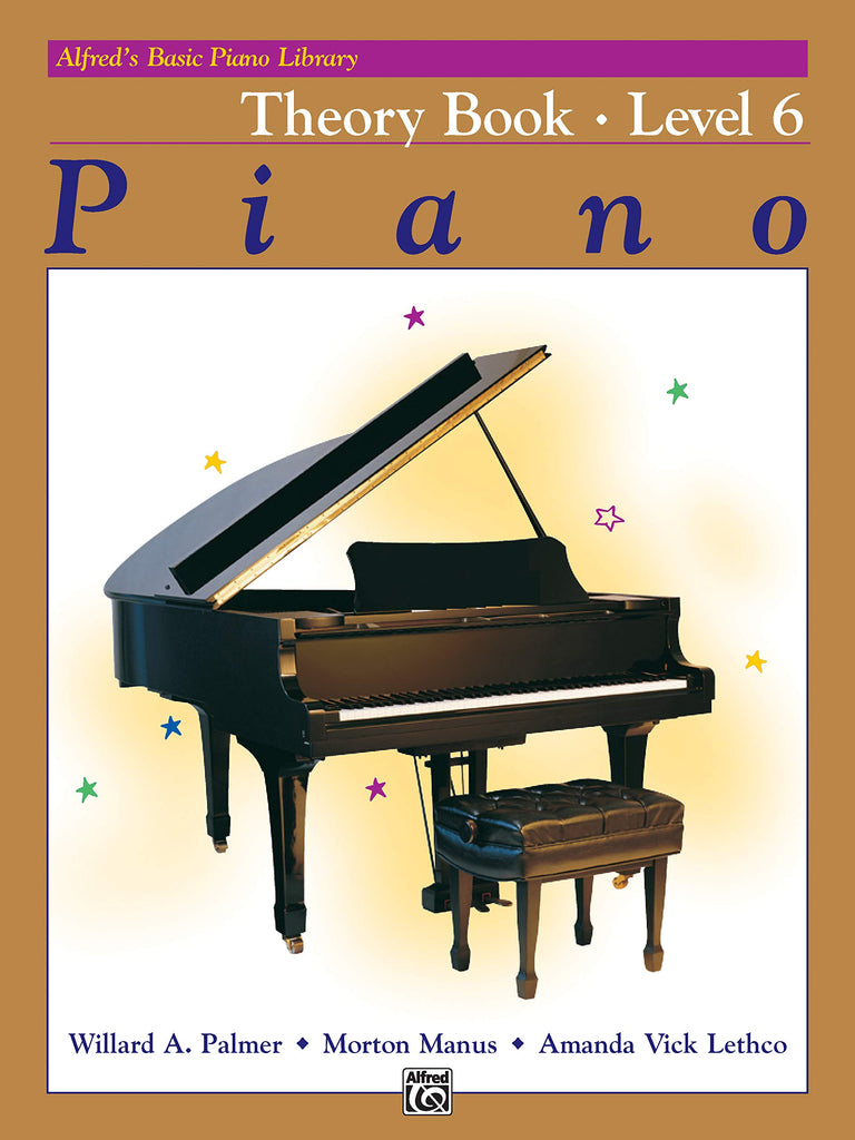 Alfred's Basic Piano Course: Piano Theory Book, Level 6