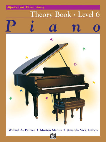 Alfred's Basic Piano Course: Piano Theory Book, Level 6