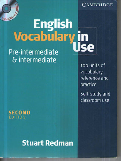 English Vocabulary in Use Pre-Intermediate and Intermediate Book and CD-ROM Pack