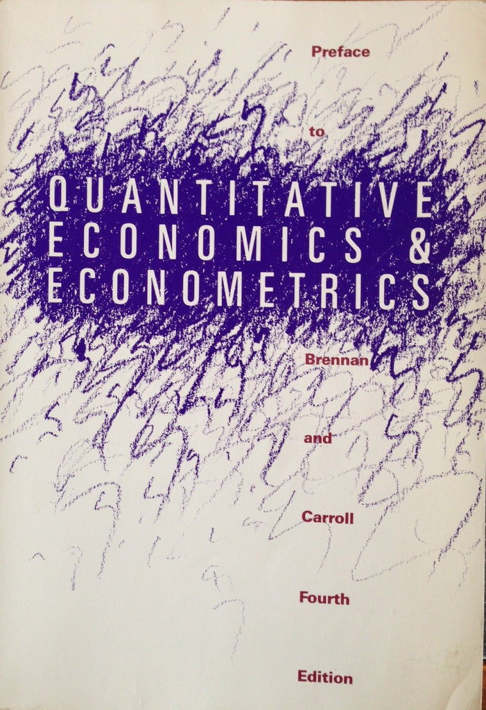 Preface to Quantitative Economics & Econometrics